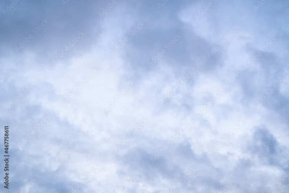 Fototapeta premium Cloudy sky background. Dramatic sky full of dark clouds.