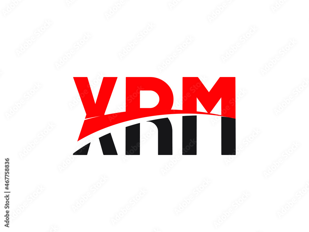 XRM Letter Initial Logo Design Vector Illustration XRM Letter Initial Logo Design Vector Illustration