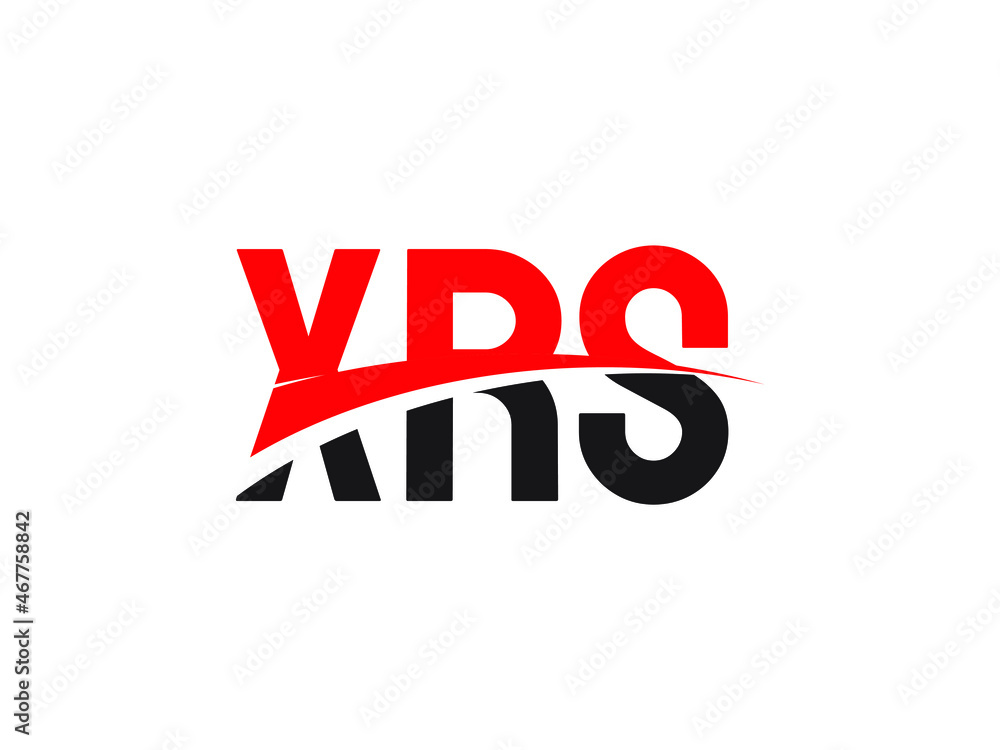 Fototapeta premium XRS Letter Initial Logo Design Vector Illustration