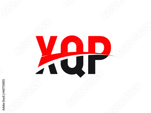 XQP Letter Initial Logo Design Vector Illustration
