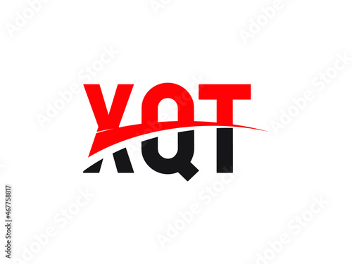 XQT Letter Initial Logo Design Vector Illustration