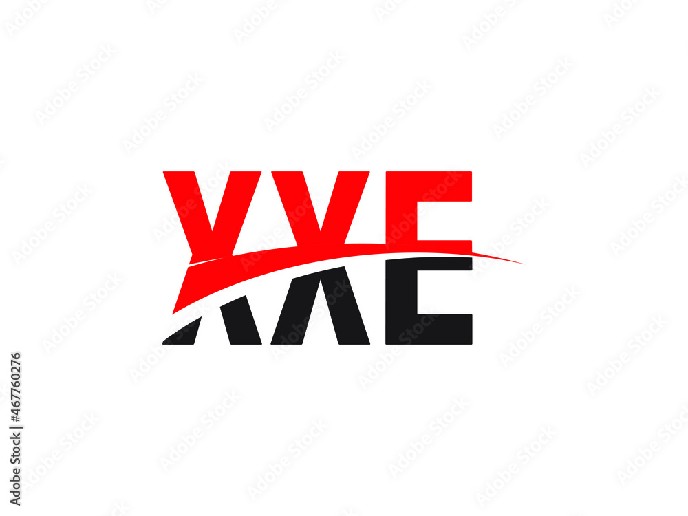 Obraz premium XXE Letter Initial Logo Design Vector Illustration