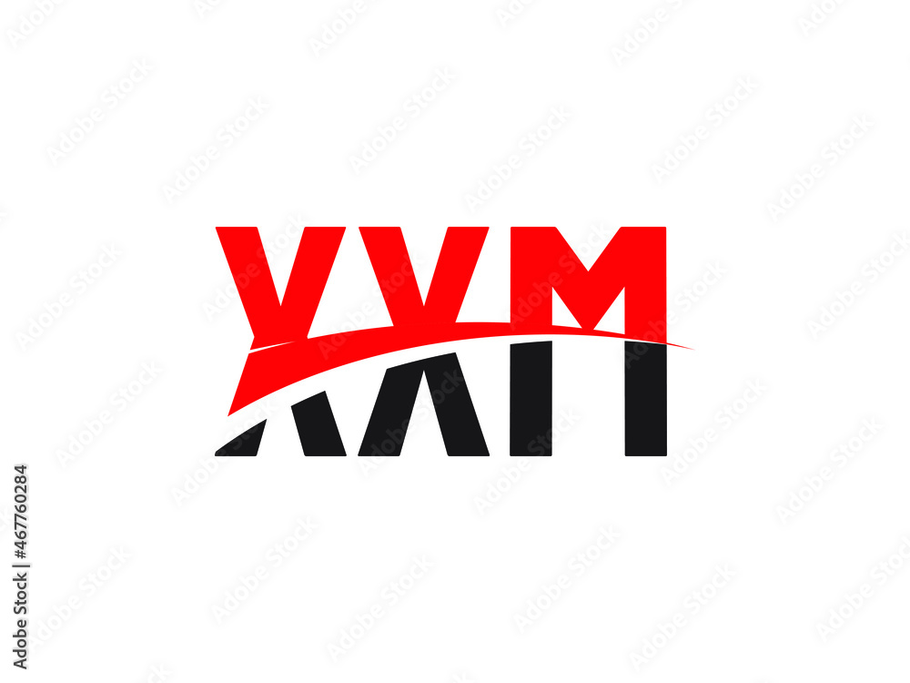 XXM Letter Initial Logo Design Vector Illustration