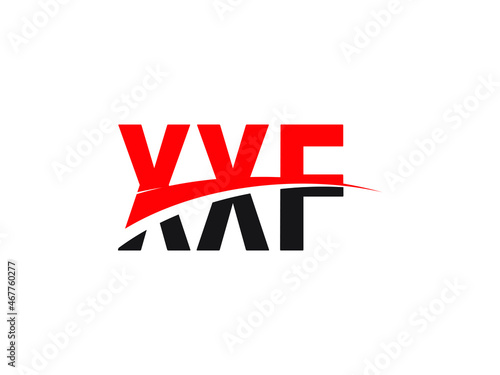 XXF Letter Initial Logo Design Vector Illustration