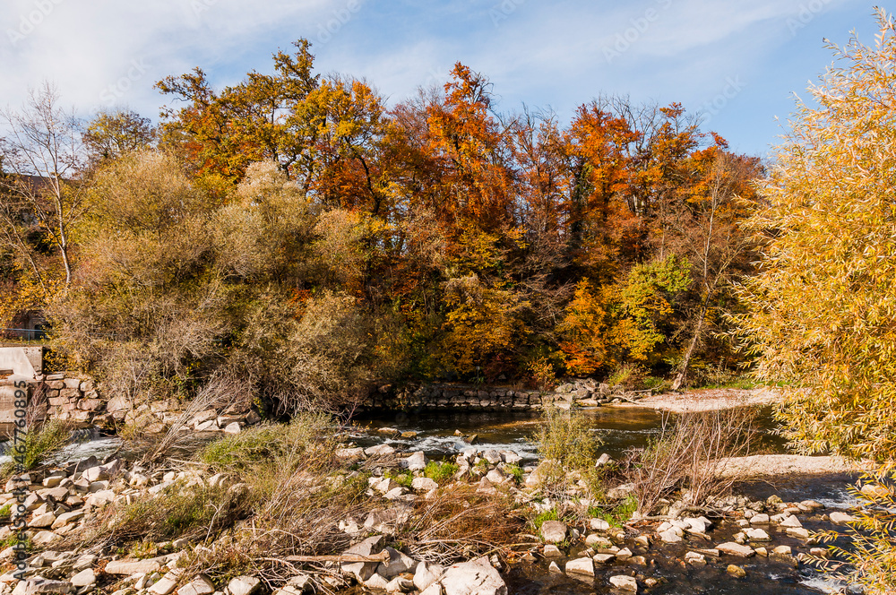 Münchenstein, Birs, Fluss, Wehr, Birstal, Baselland, Arlesheim, Reinach, Wald, Waldweg, Auwald, Uferweg, Wanderweg, Renaturierung, Herbst, Herbstfarben, Herbstlaub, Herbstsonne, Dorf, Basel, Schweiz Münchenstein, Birs, Fluss, Wehr, Birstal, Baselland, Arlesheim, Reinach, Wald, Waldweg, Auwald, Uferweg, Wanderweg, Renaturierung, Herbst, Herbstfarben, Herbstlaub, Herbstsonne, Dorf, Basel, Schweiz