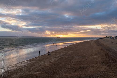 Southsea in Hampshire at sunset