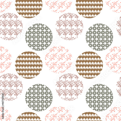 seamless floral pattern. vector illustration © sweetberry