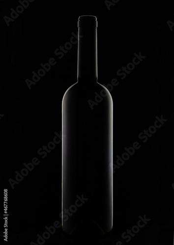 Dark glass bottle
