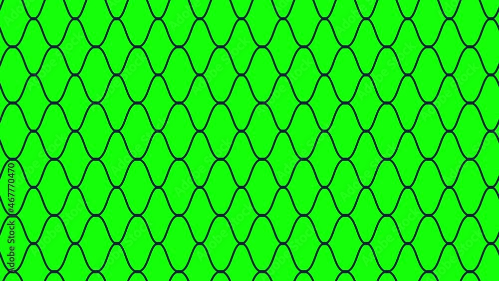Outline net seamless pattern on a green chroma key background. Looping grid abstract motion graphic animation. Metal chain texture Outline net seamless pattern on a green chroma key background. Looping grid abstract motion graphic animation. Metal chain texture