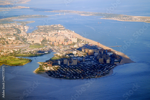 An Aerial view of Coney Island