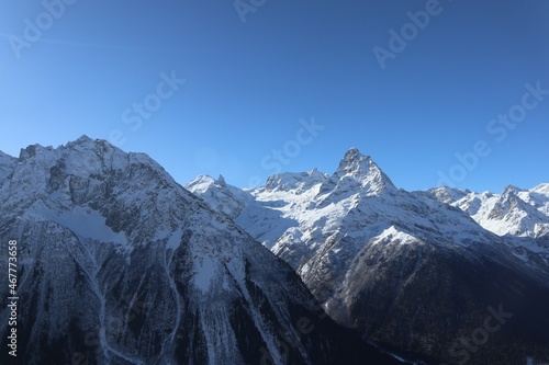 landscape with snow