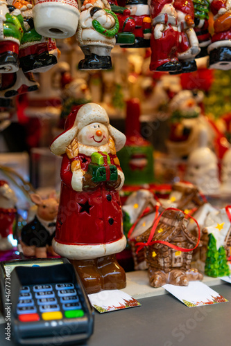 New Year's souvenirs in a shop on a holiday. High quality photo © tatyana