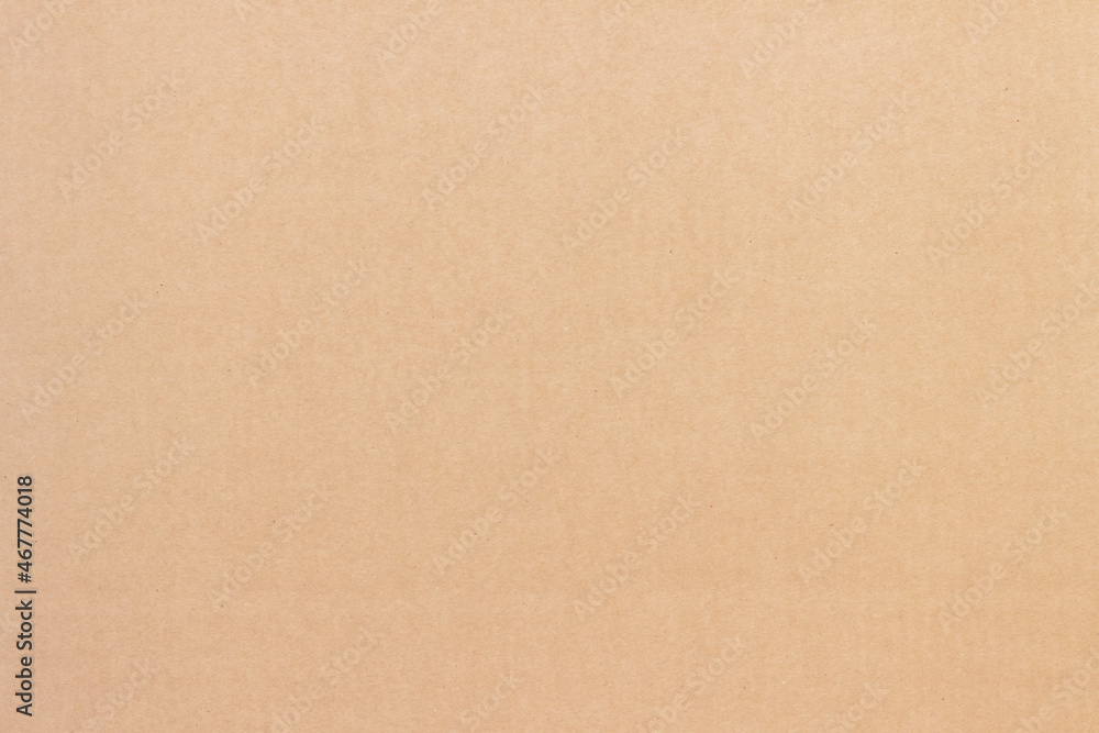 A sheet of light brown cardboard. A sheet of light brown cardboard.