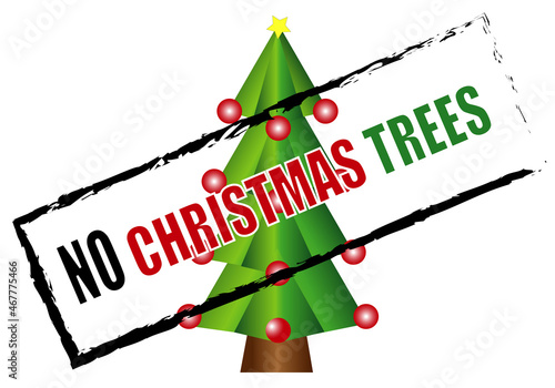 Sin árboles, abetos o pinos de Navidad. No quedan existencias de árboles de  Navidad
