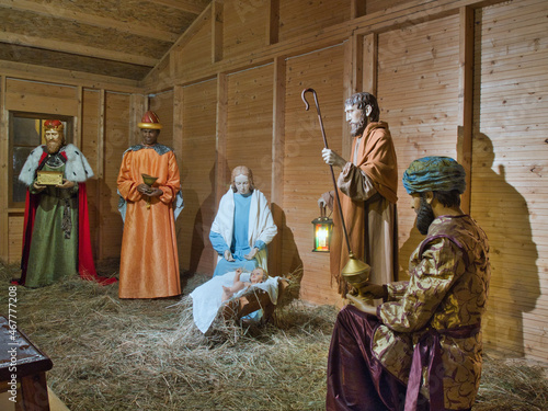 Nativity scene for Christmas.