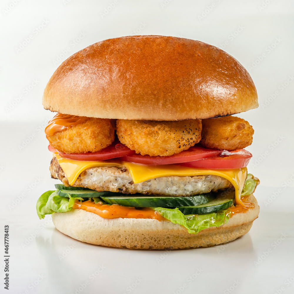 hamburger on a white background 2 hamburger on a white background 2