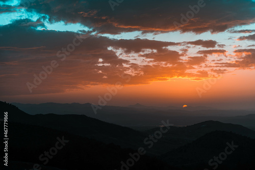 sunset in the mountains © AHMED