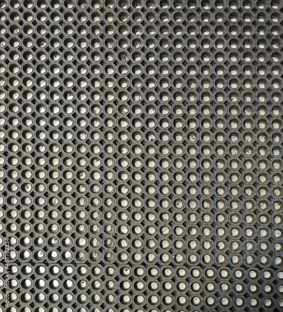 Pattern of dark wooden on cut of the tree with holes Pattern of dark wooden on cut of the tree with holes