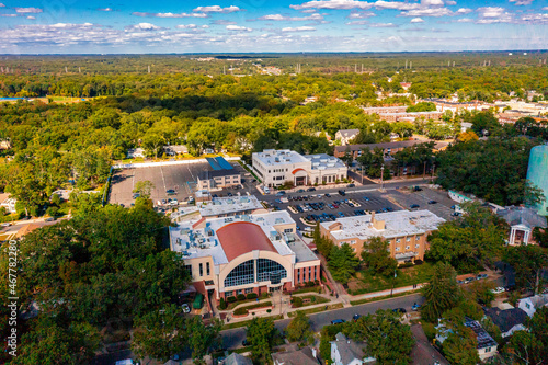 aerial image of a school  photo