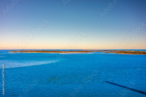 aerial image of the ocean 