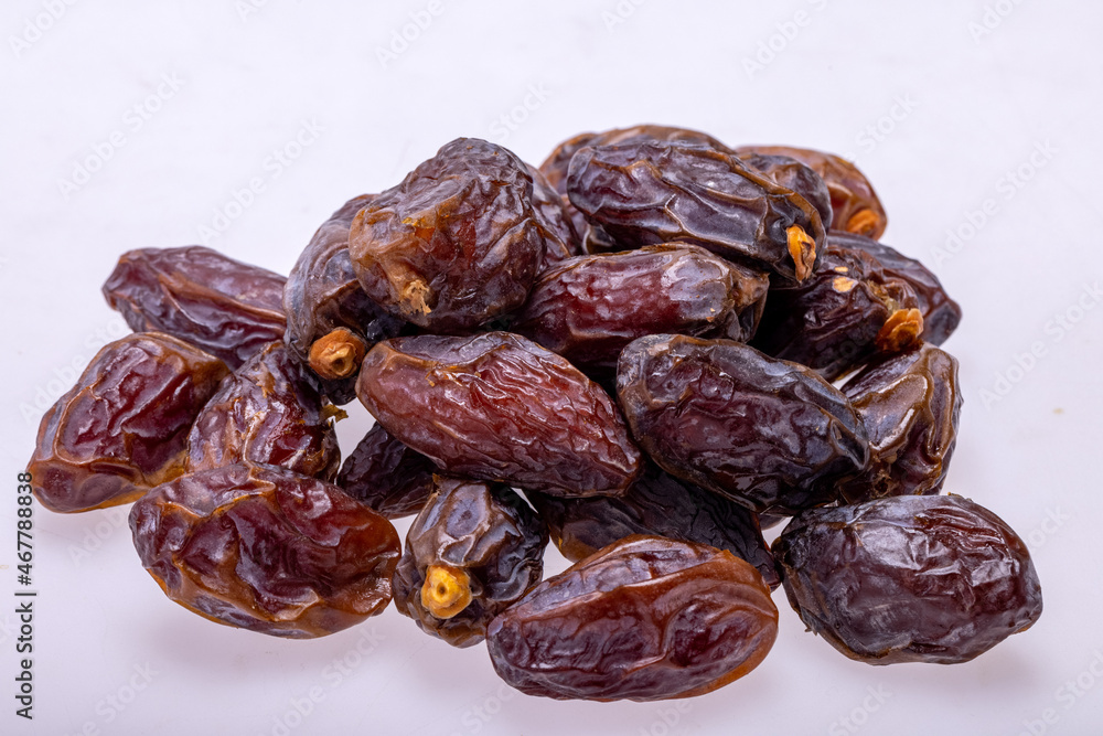 Foto Stock Dried medjoul jumbo dates. Modjoul is one of the noblest