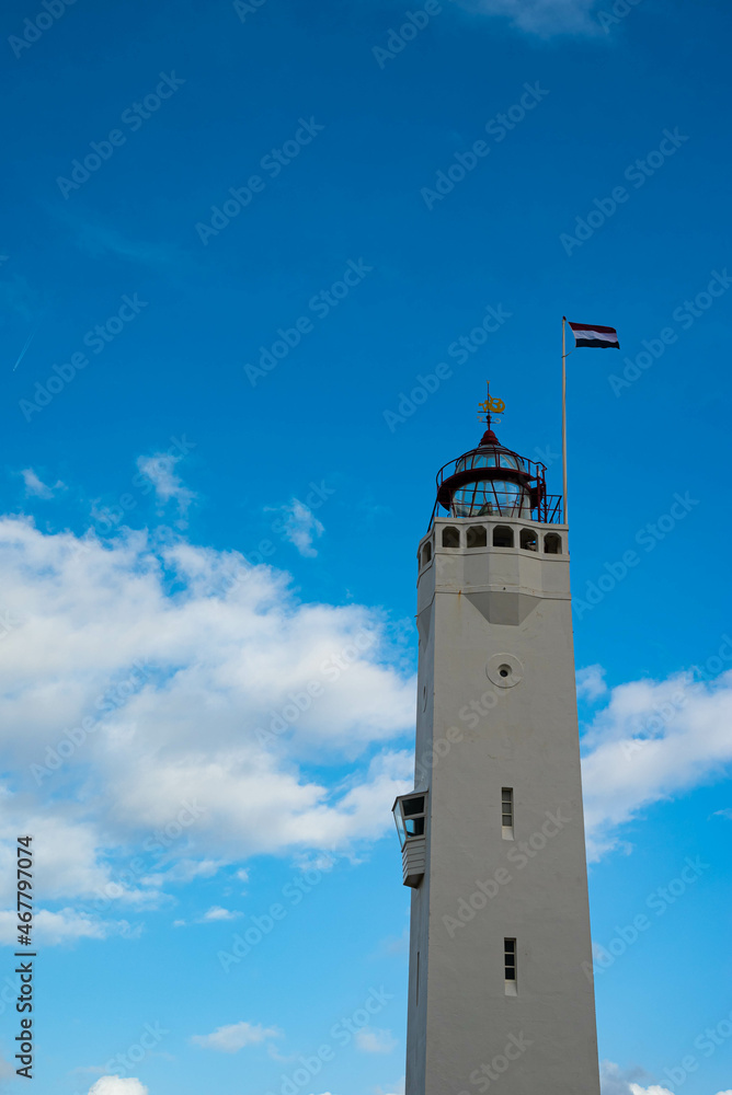 Lighthouse in Noordwijk aan Zee (Zuid-Holland , The Netherlands)
