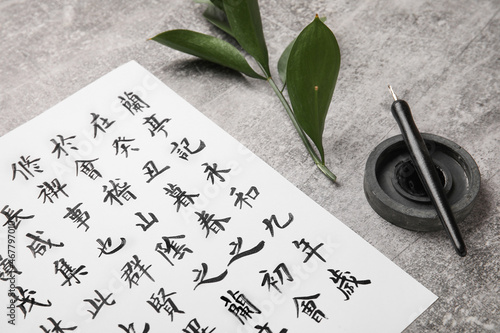 Tools for calligraphy and p...