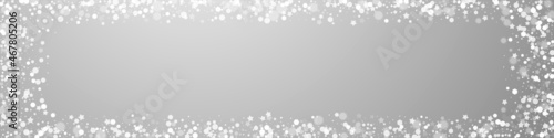 Magic stars Christmas background. Subtle flying sn