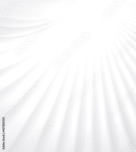 Black and white striped and curvy perspective lines background.