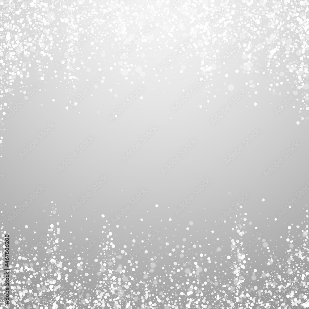 Magic stars Christmas background. Subtle flying sn Magic stars Christmas background. Subtle flying sn