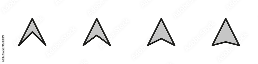 Conjunto de icono de puntero. Cursor de clic del ratón de la computadora. Ilustración vectorial Conjunto de icono de puntero. Cursor de clic del ratón de la computadora. Ilustración vectorial