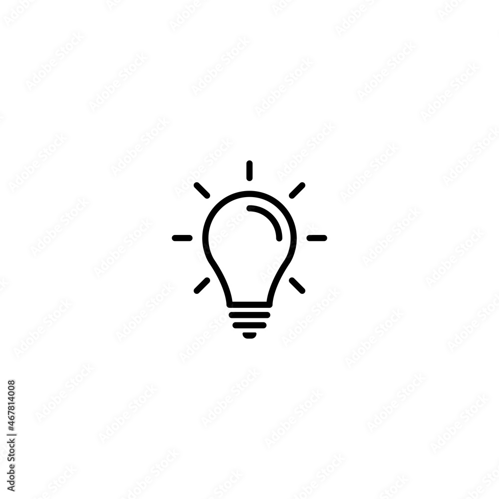 Light Bulb icon, Light Bulb sign vector Light Bulb icon, Light Bulb sign vector