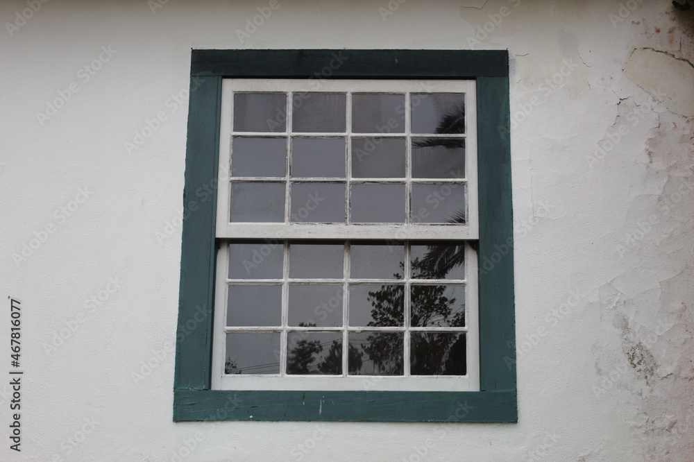 18th century window built in Portuguese style 18th century window built in Portuguese style