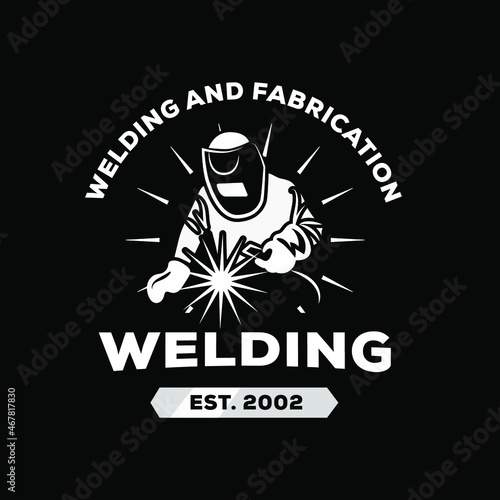 welder logo industrial welding construction