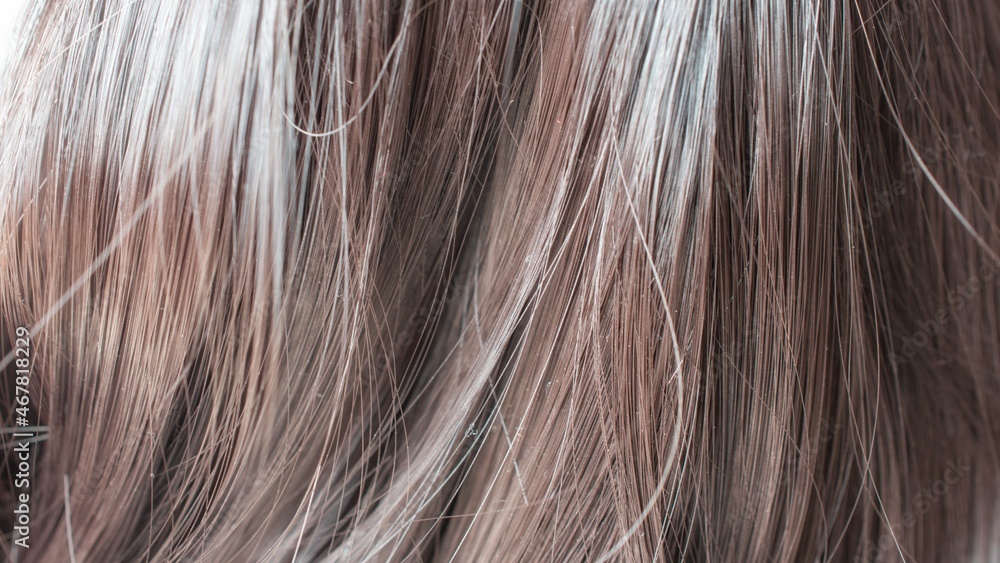 Fototapeta premium brown hair close-up beautiful abstract background