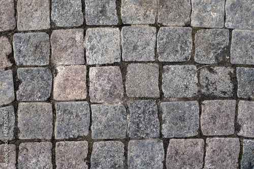 Texture of stone, granite, marble, rustic cobblestones, used for construction or for the elaboration of decorative floors, being very durable over time