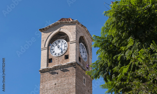 old clock tower. buyuk saat. adana, turkey. photo