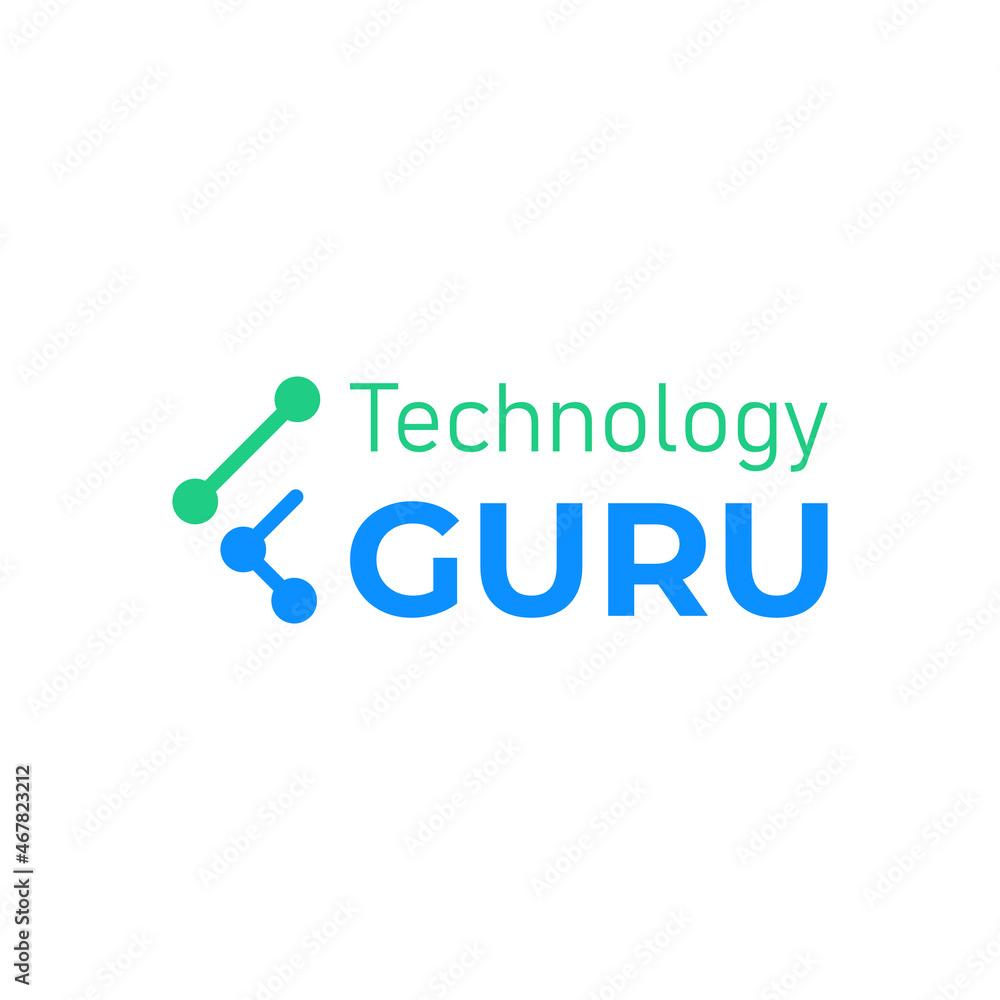 abstract Technology template logo.vector logo design Stock Vector ...