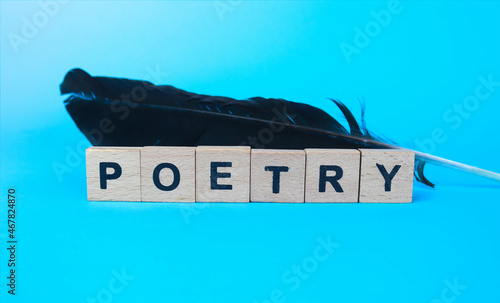 petry word written in wooden letters  photo