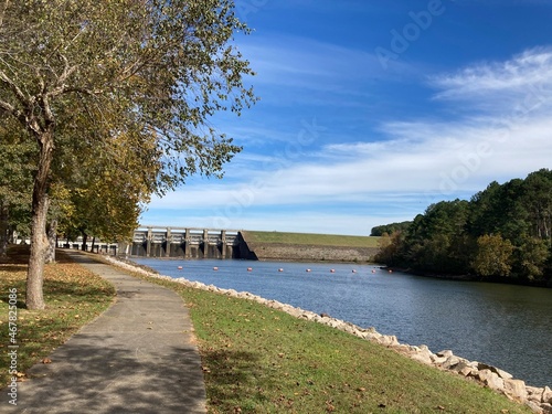 river in the park