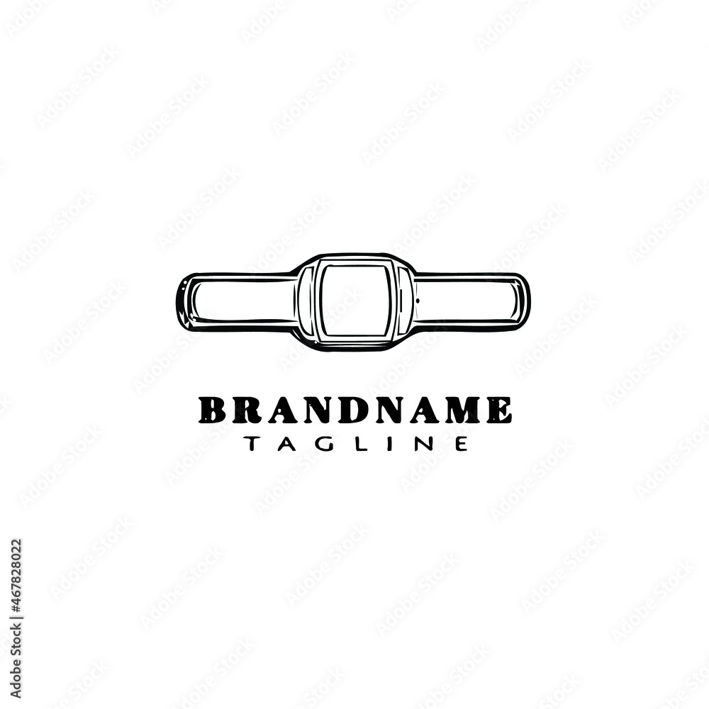 cigar label cartoon logo template icon design black isolated illustration cigar label cartoon logo template icon design black isolated illustration