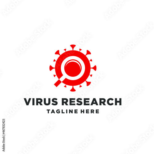 virus logo design