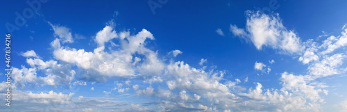 panorama blue sky with white cloudy © lovelyday12