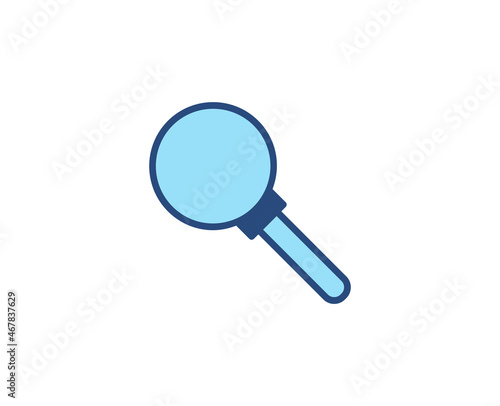 Search flat icon. Thin line signs for design logo, visit card, etc. Single high-quality outline symbol for web design or mobile app. Marketing outline pictogram.