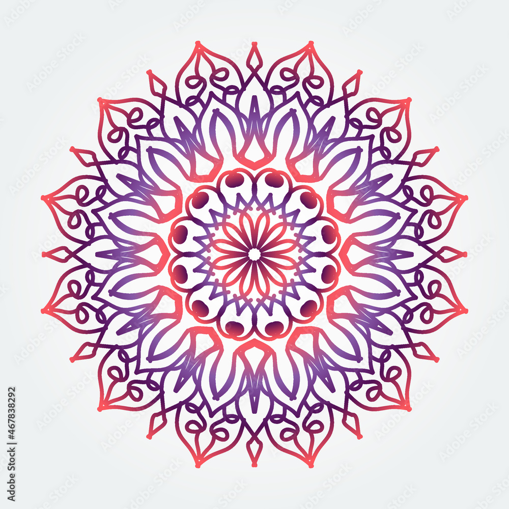 decorative concept abstract mandala illustration. EPS 10