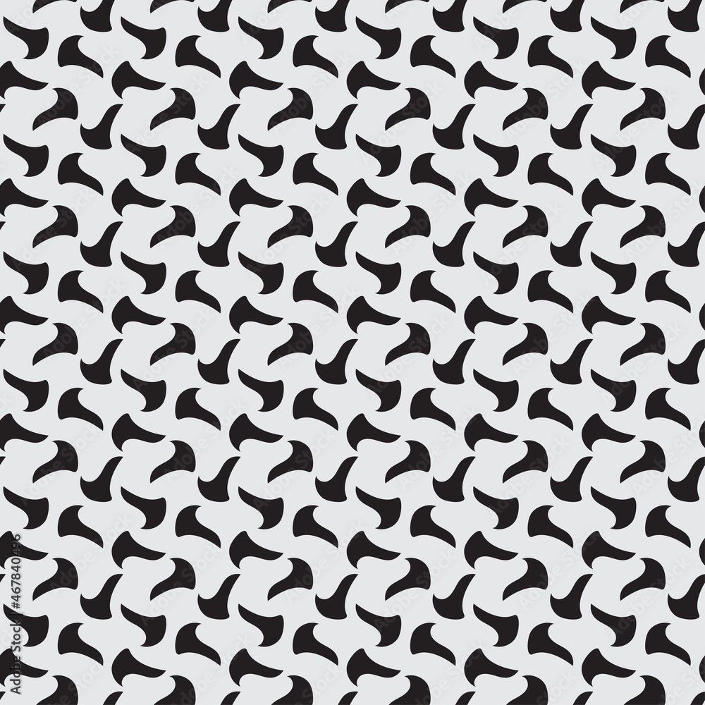 Seamless geometrical monochrome pattern. Seamless geometrical monochrome pattern.