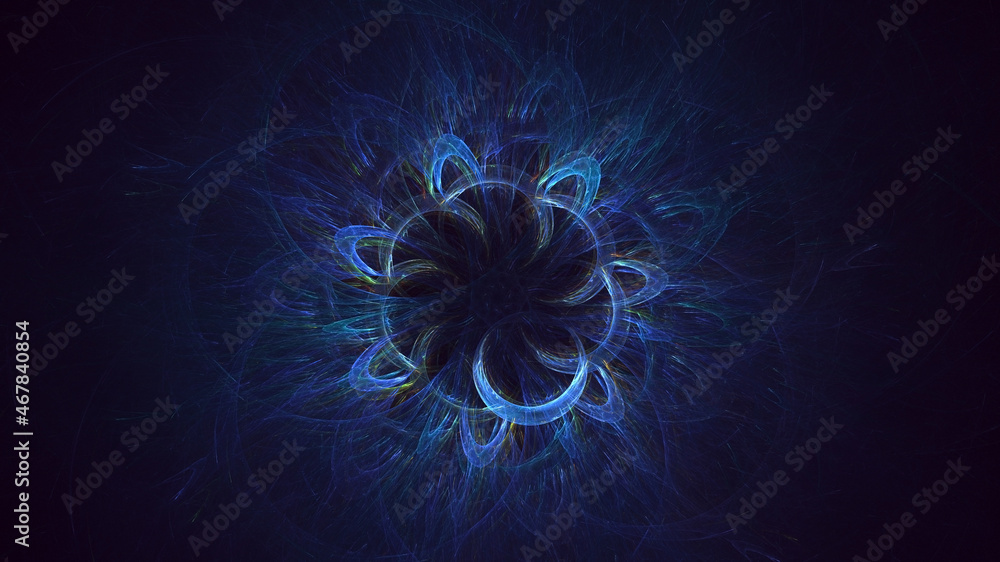3D rendering abstract circle light background 3D rendering abstract circle light background