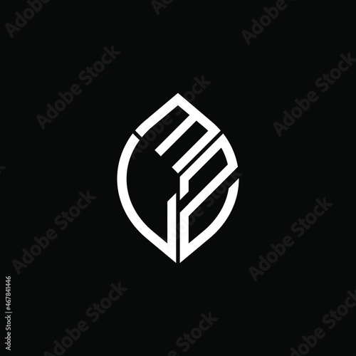 MLZ letter logo creative design. MLZ unique design
