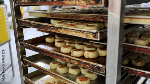 Bakpia, a famous traditional food from Yogyakarta Indonesia with a delicious sweet taste