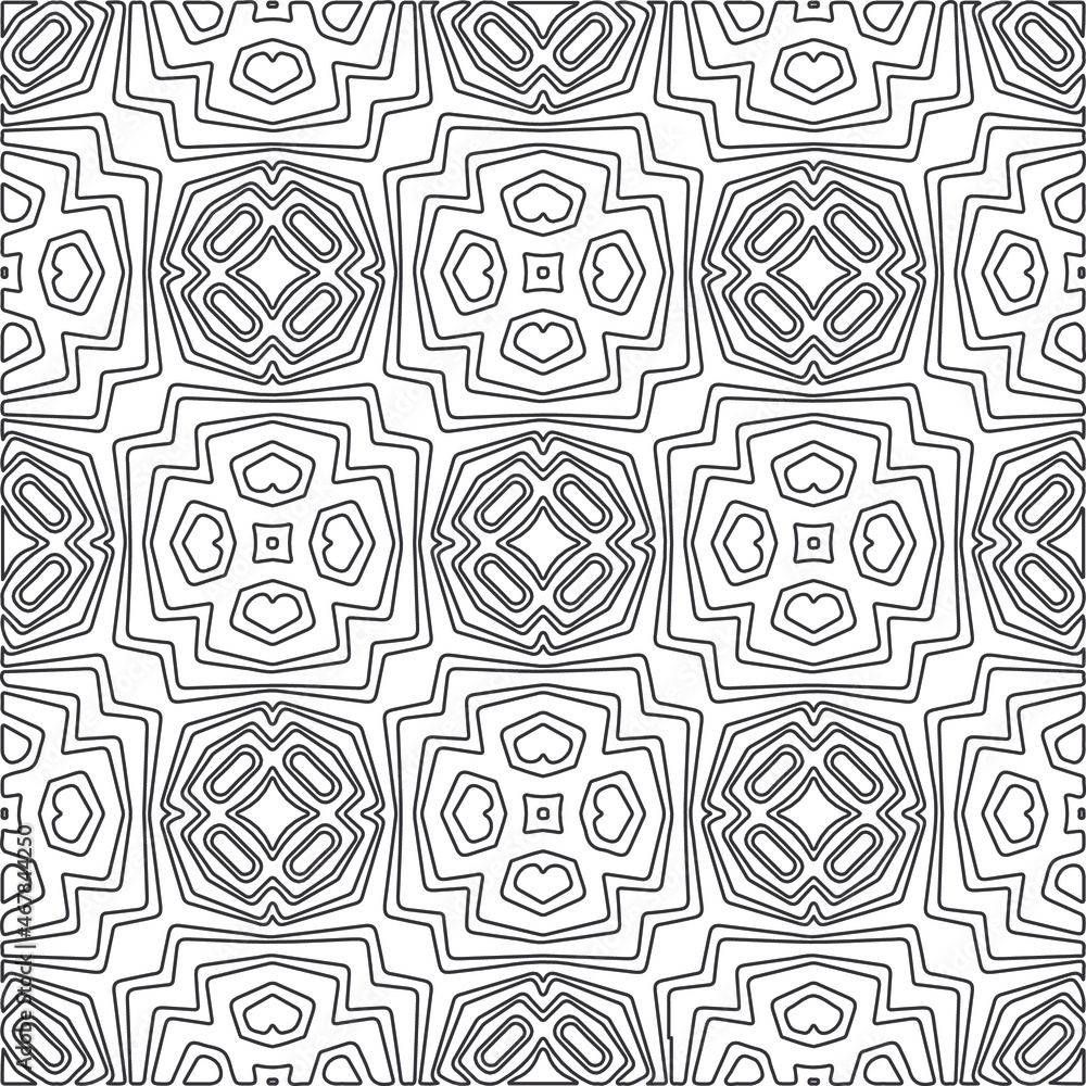 Repeating geometric tiles from striped elements.Modern geometric background with abstract shapes.Monochromatic Repeating Patterns.abstract texture.black and white striped ornament for design. Repeating geometric tiles from striped elements.Modern geometric background with abstract shapes.Monochromatic Repeating Patterns.abstract texture.black and white striped ornament for design.